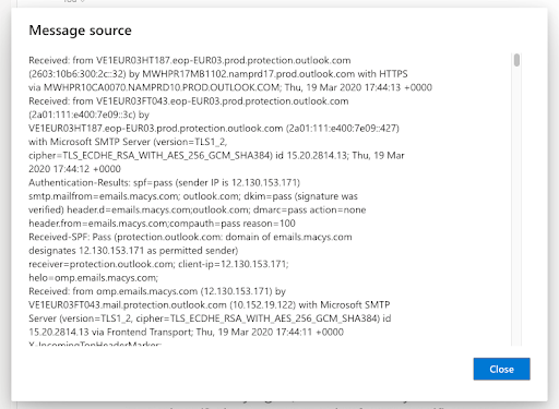 How to Access an Email Message Source in Outlook.com