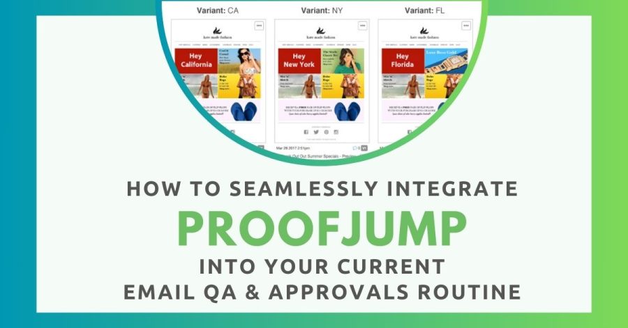proofjump email qa and approvals
